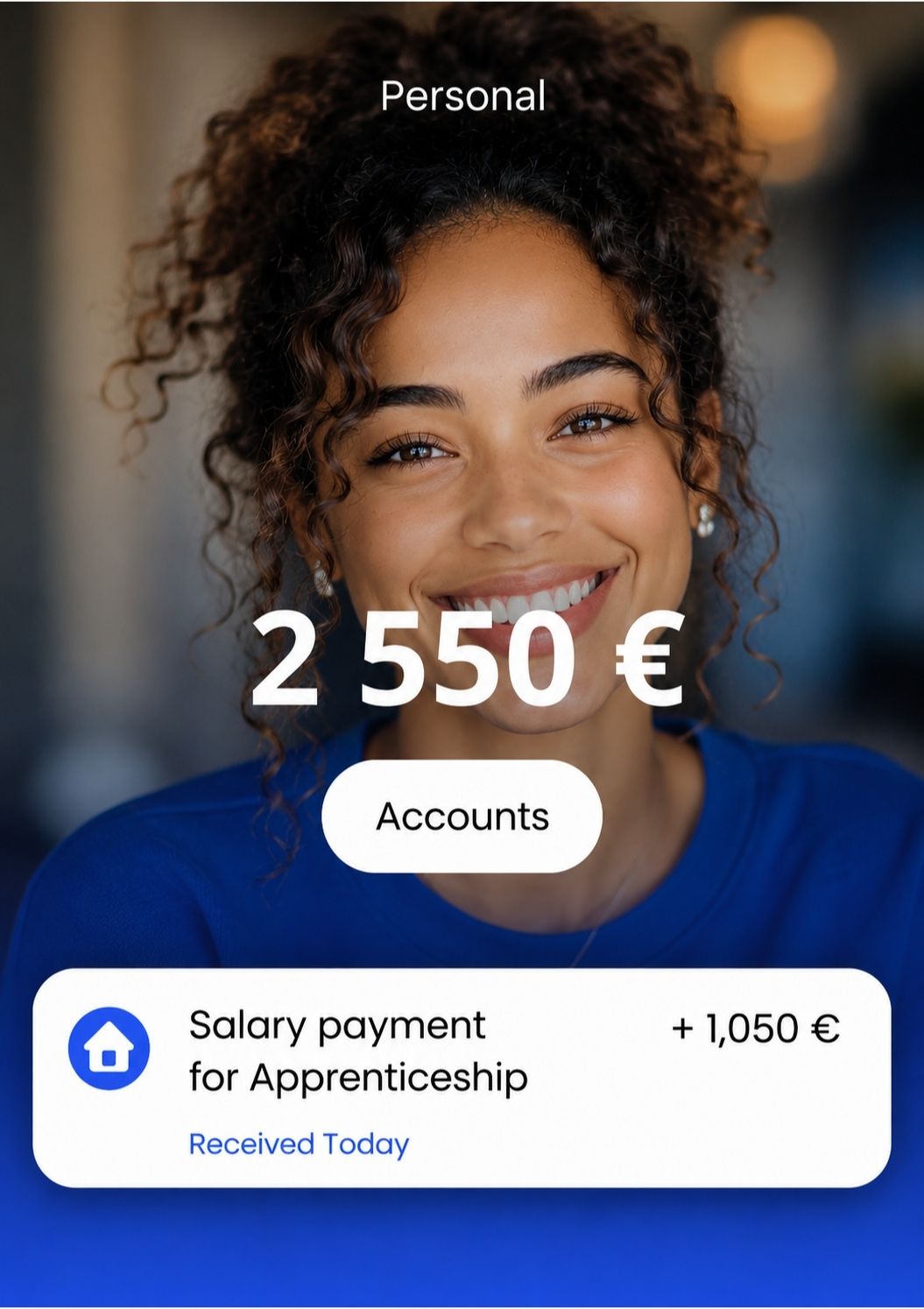 Aperçu de l'application MyProsperise — écran 1
